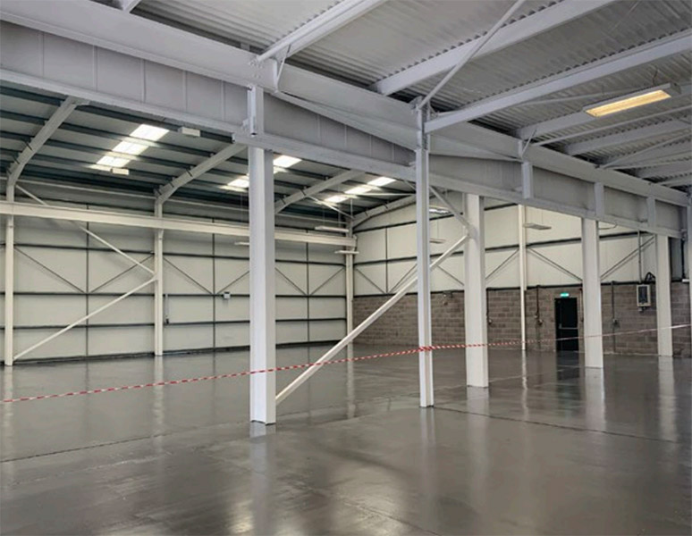 Completed Industrial Building by WG Building Consultancy Building Surveyors and Project Management
